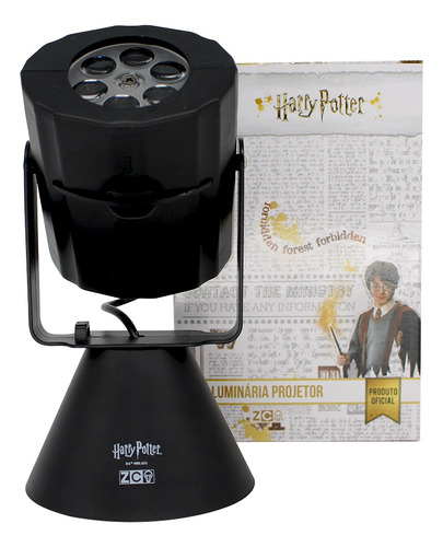 Luminária Harry Potter Projetor De Luz Mesa Portátil A Pilha