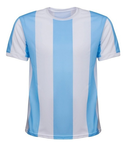 Camiseta Argentina Bastonada Celeste Blanca Ideal Para Logo