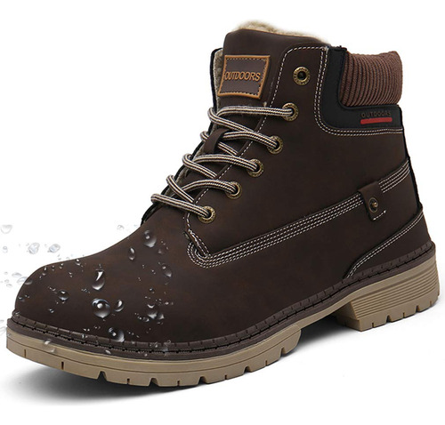Botas De Nieve Eagsouni Con Forro De Piel Cálida E Impermeab