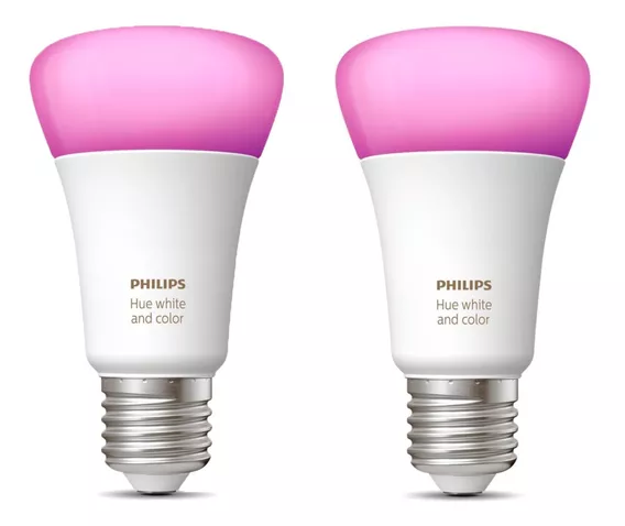 Philips Hue Go + 2 Lámparas E27 White & Color + Hue Bridge