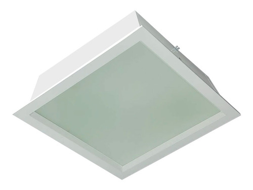 Luminária Plafon Embutir 29x29 Para 2 Lâmpadas E27 Bivolt 