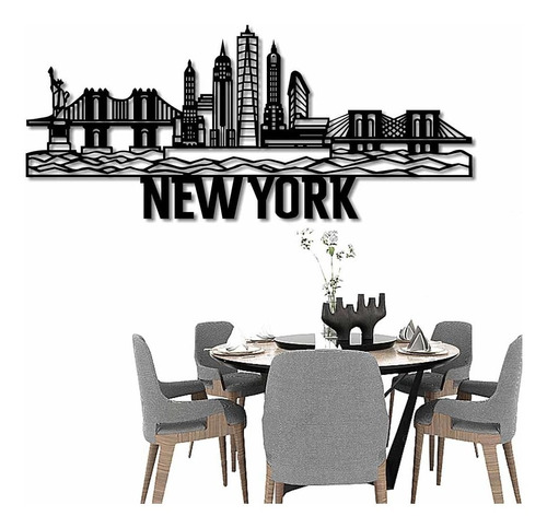 New York City Mdf Premium 60x26xcm 6mm