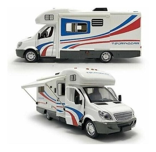 Modelo De Autocaravana De Lujo Toy A1 Fundido A Presión 1:32