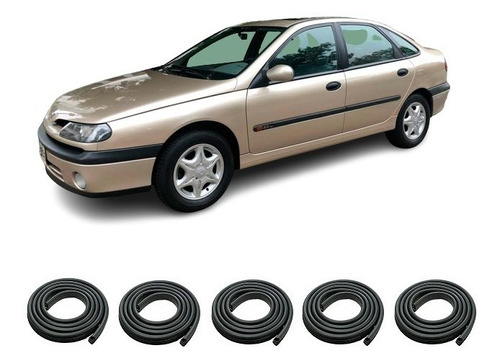 Renault Laguna Burletes 4 Puertas Delan + Trase + Baul Kit 5