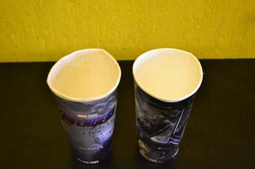 Vaso Avengers De Carton De Cine Village Marvel 2019