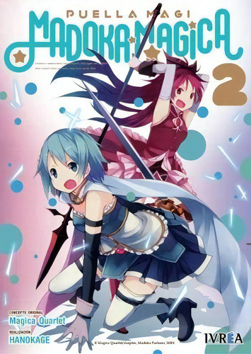 Madoka Mãâ¡gica 2, De Magica Quartet. Editorial Ivrea, Tapa Blanda En Español