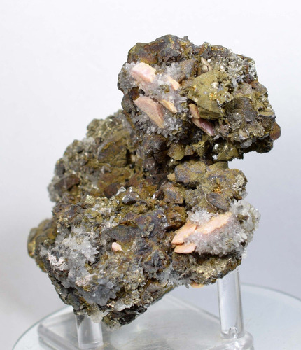 Cuarzo Pirita Peru Mineral Cristal Piedra Semipreciosa A160