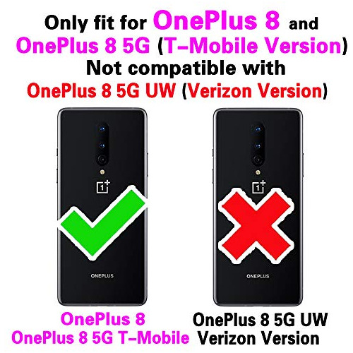 Funda Cartera Para Oneplus 8 Oneplus 8 5g Uw Tmobile Rosa Cr