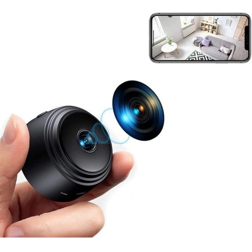 Imagen 4 de 4 de Mini Camara Espia Wifi Magnetica Recargable Fullhd
