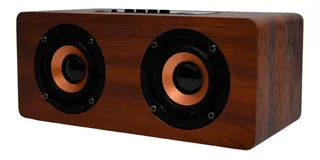 Parlante Bocina Madera Alta Voz Portátil Bluetooth Kts-1612