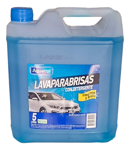 Agua Limpiaparabrisas 5lt Aguacol