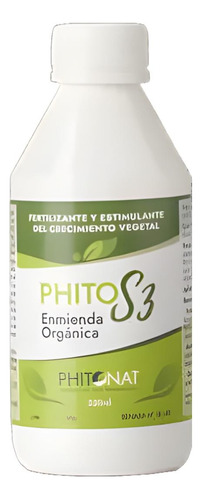 Fertilizante Orgánico Crecimiento Phito S3 Phitonat 250ml
