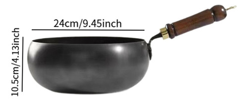 Sartén Wok De 9,45 Pulgadas, Utensilios De Cocina Sin Tapa