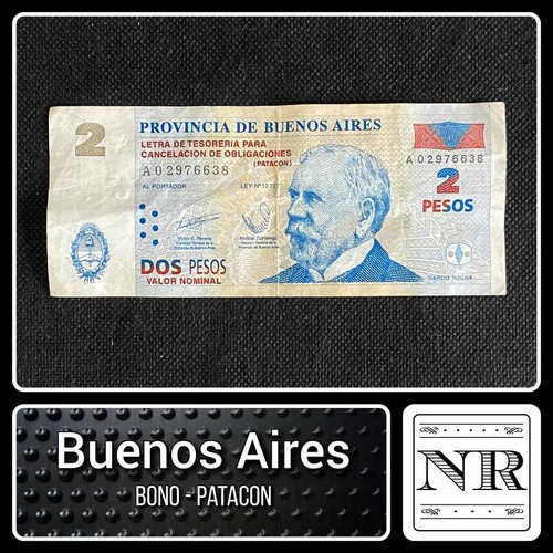 Argentina | Bs As - 2 Pesos - Año 2001 - Ec #212 - Bono