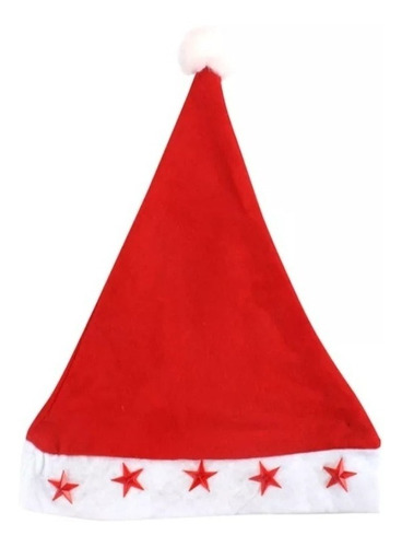 Pack De 10 Gorros De Navidad Con Luces