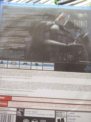 Batman The Telltale Series Arkham Ps4pase De Temporada (Usado)