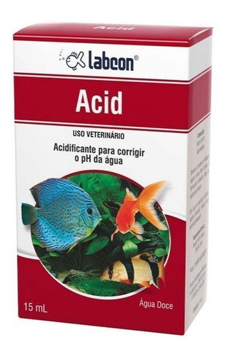 Alcon Labcon Acid 15 Ml  Acidificante Para Aquário Full