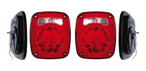 Calavera Jeep Wrangler 91-08 Leds Giratorio Strobo (el Par)