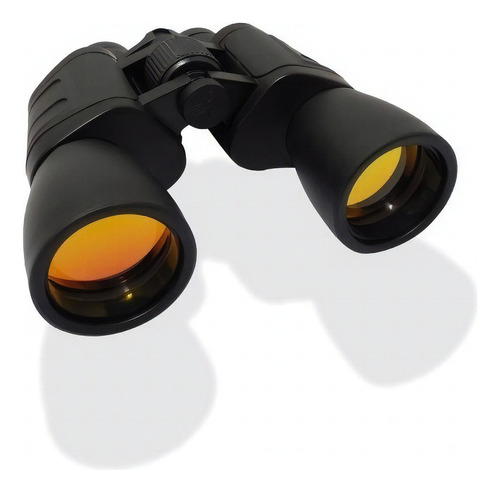 Binocular De 16x50 Profesionales Ahulados Con Funda Lobo Color Negro