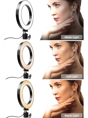 Aro De Luz Led 16 Cm Tripie