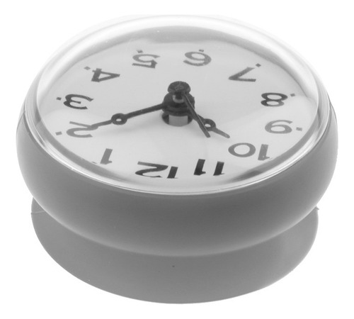 Reloj De Baño Gris Gris