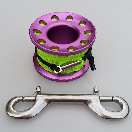 Carrete Con Cable De Seguridad Accesorios De Equipo Púrpura