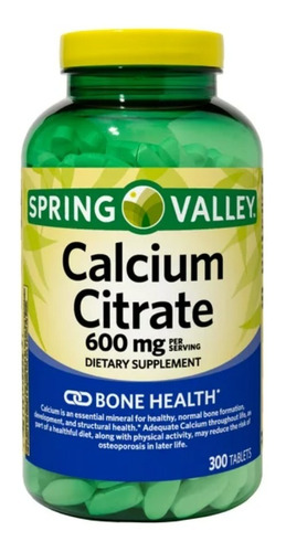 Calcium Citrate X 600 Mg X 300 - L a $301