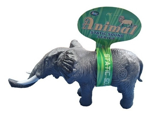 Elefante Animal De Brinquedo Vinil Macio Com Som