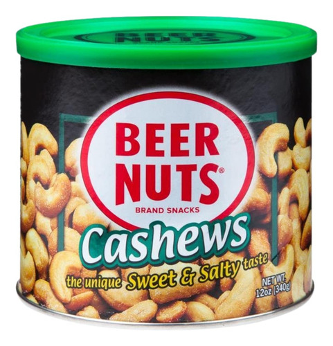Beer Nuts - Anacardos Dulces Y Salados, 12 Oz Y Nueces De Ba