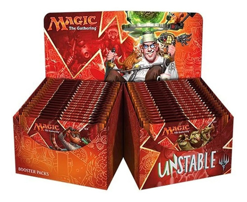 Caja De Sobres Inestable Magica - 36 Paquetes Juego De Cart