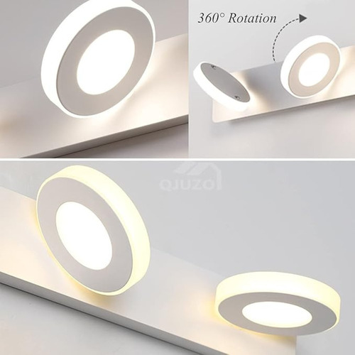 Luminária Teto Led Tripla Branca Ajustável Bivolt