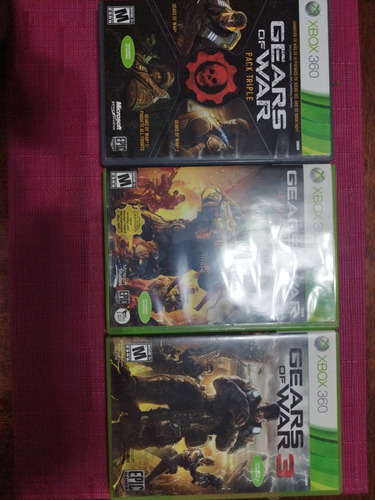 Gear Of War Pack Triple, Judgment, Gear Of War 3 (xbox 360) (Usado)