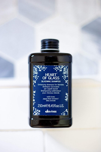 Shampoo Davines Heart Of Glass Silkening Para Cuidados Com L