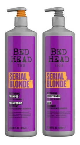 Combo Shampoo Y Acondicionador Tigi Serial Blonde 970ml