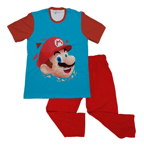 Pijama Niño Personalizada Mario Bros