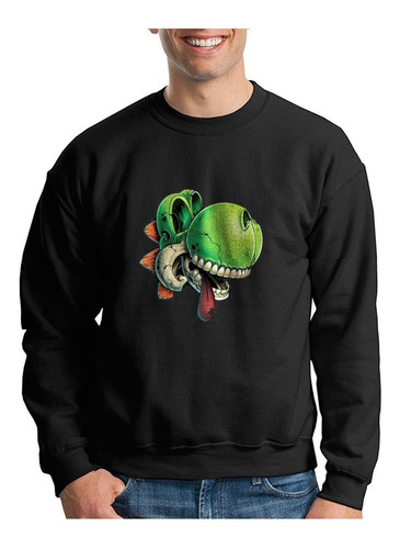 Buzo Mario Bros Yoshi Calavera Zoobie Nintendo Nes Crewneck