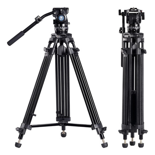 Sirui Sh15t+bch-10 - Tripode Para Camara De Video Con Cabeza