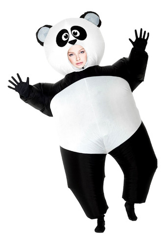 Disfraz Adulto Niños Inflable Oso Panda 