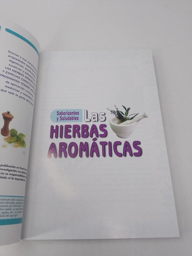 Saborizantes Y Saludables Las Hierbas Aromáticas Barone (Usado)