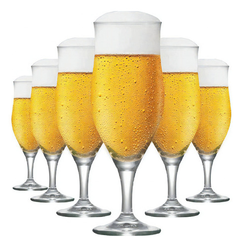 Taça Cerveja - Lubzer Gg 515ml 6 Pcs Cor Incolor