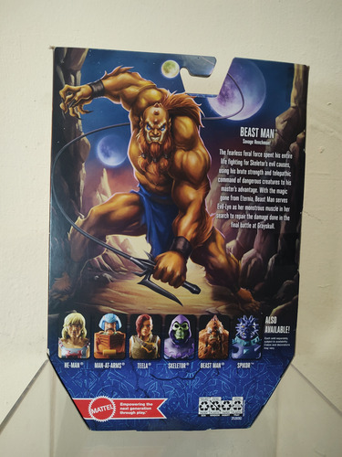 He Man Motu Revelations Beast Man Mattel Master Universe (Usado)