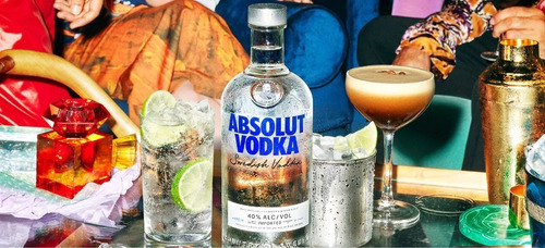 Vodka Absolut Natural Tradicional 1000ml