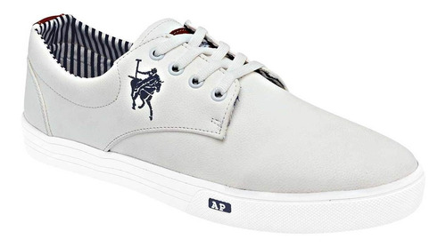 Tenis Casual American Polo 2360 Para Hombre Color Blanco E6