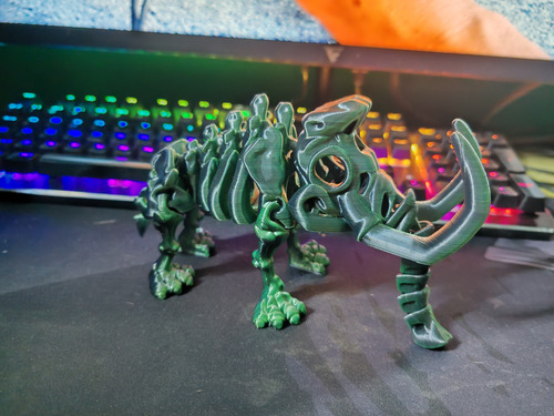 Juguete Prehistórico Mamut Impresión 3d Dinosaurio Colección