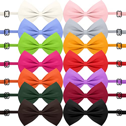 120 Pzas Lazos Perros Collar Ajustable, Corbatines Perr...