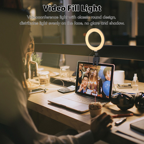 Pra Luz De Anel Usb De 6 Para Laptop - Vídeo, Maquiagem,