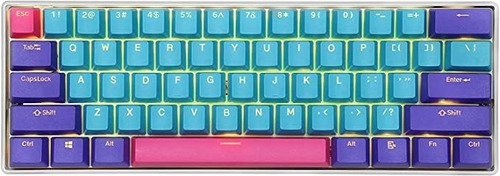 Boyi Teclado Mecánico Para Juegos 60% Con Cable, Mini Rgb .