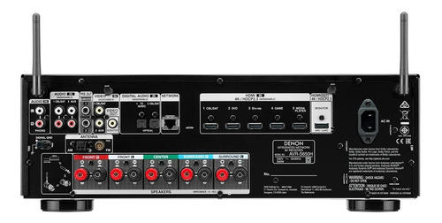 Imagen 2 de 4 de Sintoamplificador Denon Avr-s660h 135w 8k Uhd Dts-hd 220v