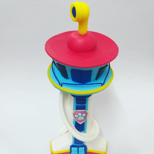 Torre Paw Patrol Porcelana Fría Adorno Torta