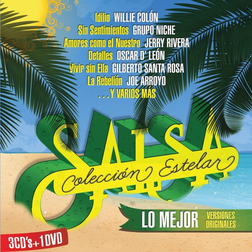 Salsa Colección Estelar Lo Mejor | 3cds + Dvd Música Nuevo
